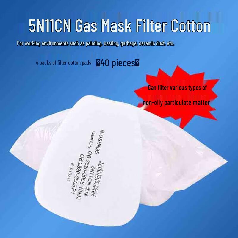 WEZHO MT99 7-Layer Anti-Toxic Respirator Filter Pads