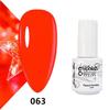 GELPOLISH Nail Art Set: Base, Top Coat, Transparent & White Gel Polishes