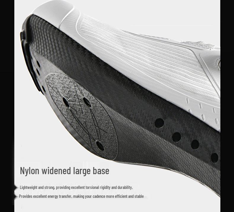Unisex Road & Mountain Bike Lock Shoes with Hard Sole for Outdoor Cycling