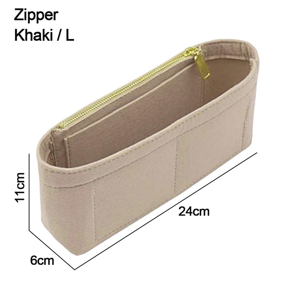 Portable Felt Handbag Insert Bag Black Khaki Storage Organization Internal Bag Purse Liner For Marmont