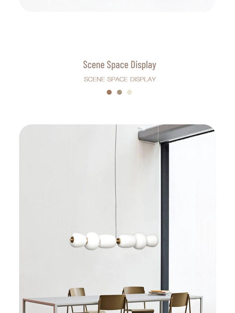 Wabi-Sabi Style Nordic Glass Pendant Light for Japanese Modern Minimalist Decor