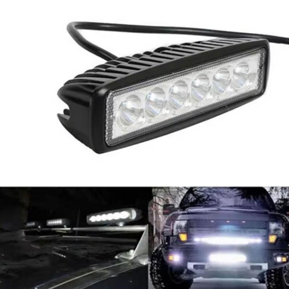 1/2/4Pcs LED Work Light Strip Shape Light Bar 12V/24V Waterproof LED Lamp For Car Roof Bumper, Off-Road Driving Head Light