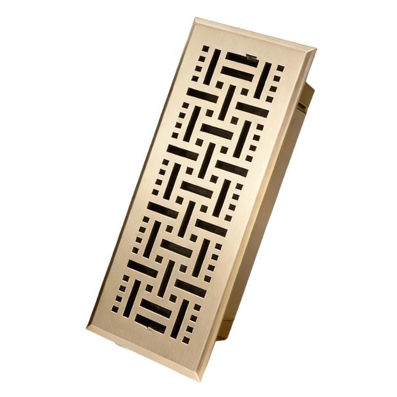 Elegant Dark Two Stage Circulation Grille Produced Of Heavy Iron Material For Indoor Locations