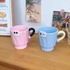 Mug with High Appearance and Cute Goblet Cup Ceramic Girl's Heart Cup for Home Use To Give Birthday Gifts To Girls' Best Friend
