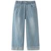 DAVE&BELLA Girls' Thin Straight-Leg Denim Jeans