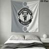 Man Utd M Wall Hanging Printed Fabric Blanket Decorative Tapestries for Bedroom Living Room Home Decor