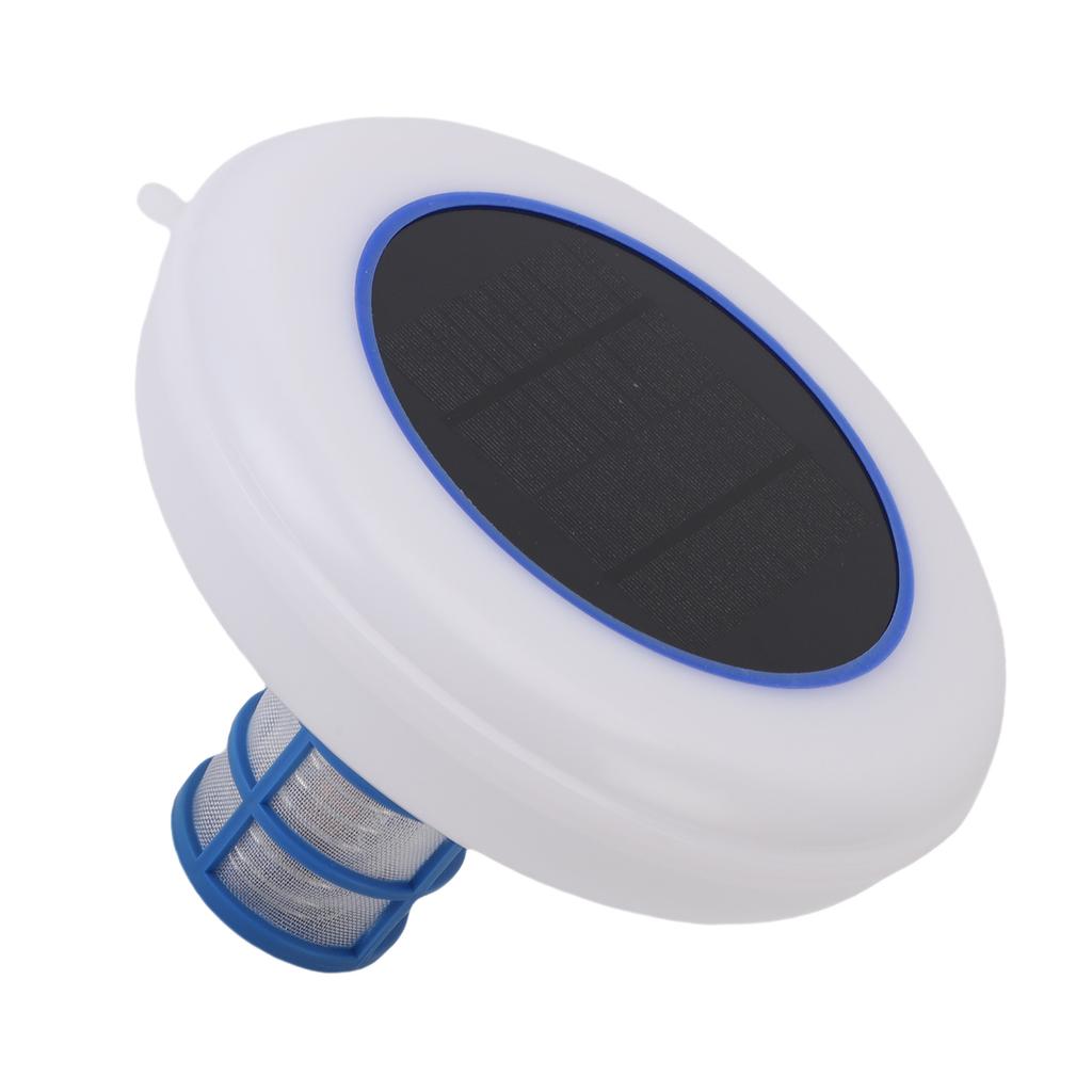 Solar Pool Ionizer with Color Changing LED Copper Anode Swimming Pool Cleaner Water Quality Purifier