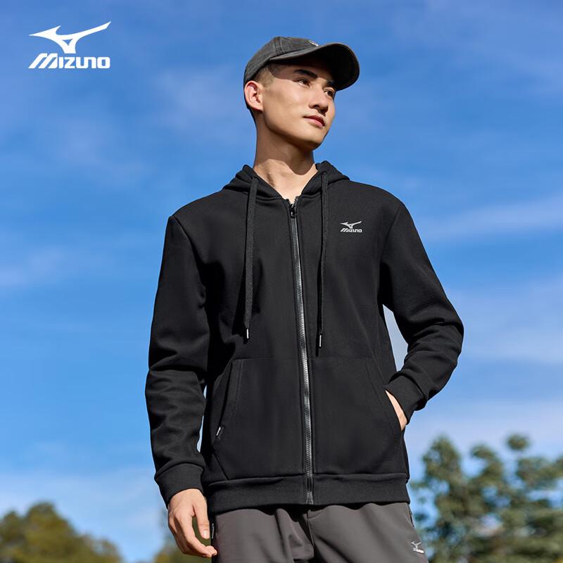 Mizuno Men's Outdoor Casual Hooded Zip-Up Sweatshirt