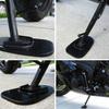 Motorcycle Kickstand Biker's Kick Bracket Pad Coaster Support Plate Parking Side Stand Extension Pad for Outdoor Parking
