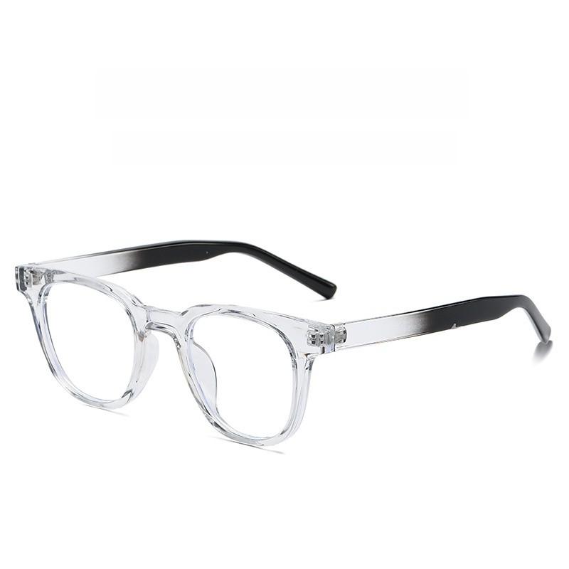 Version Blue Light Blocking Glasses For Women With Retro Square Frame And Resin Lenses