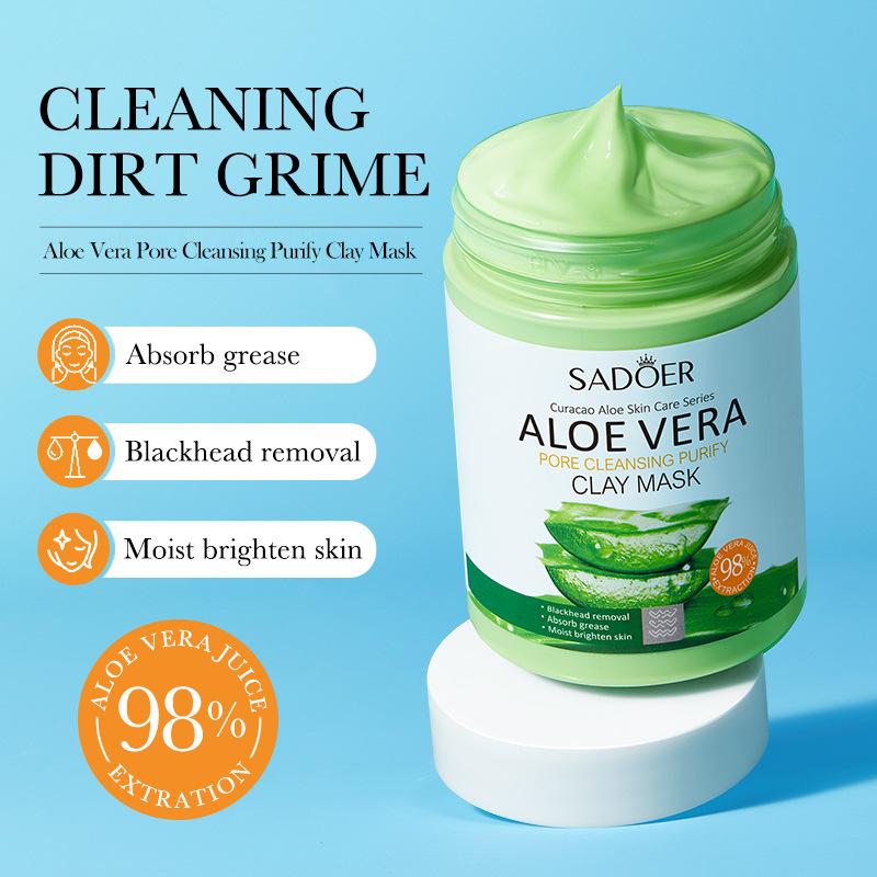 Aloe Vera Mud Film 100gSADOER Cleansing Pores Delicate Skin Gel Mud Film
