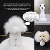 Realistic Synthetic Pet Hair Practice Dog Head Model For DIY Dog Grooming School Training And Styling Techniques Props