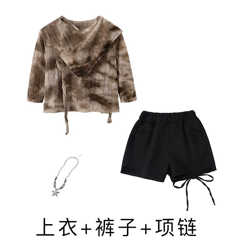 Jazz Dance Costumes Girls Jazz Wasteland Style Wear Autumn Street Dance Children Tide Dance Performance Costumes Suit