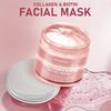 50ml Kollagen Peel-Off Gesichtsmaske mit 50g Kollagen Gelee Creme Hydratisierend Feuchtigkeitsspendend Nacht Wickelmaske Creme