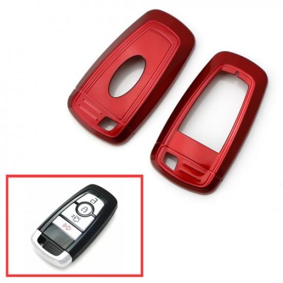 Red Key Fob Shell Cover For Ford Edge Fusion Mustang F150 F250 Explorer Bronco