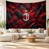 Tapeçaria de Parede AC Milan, Pendente de Parede em Tecido Macio, Fundo Decorativo Para Quarto Arte de Parede para Casa