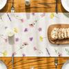 Dining Room Linen Table Runner with Flower Pattern Kitchen Table Ornament Tablecloth Decoration for Holiday Festivities