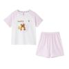 Fenteng Kinder 100% Baumwolle Antibakterielles kurzes Pyjama-Set