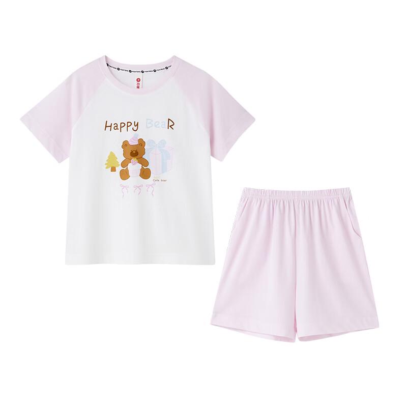 Fenteng Kinder 100% Baumwolle Antibakterielles kurzes Pyjama-Set