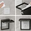 Practical Mobile Phone Stand Mount Convenient Phone Holder Wall Stand Mount Phone Charger Socket Support