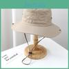 Breathable Wide Brim Fisherman Hat Outdoor Net Hats Travel Mountaineering Gift