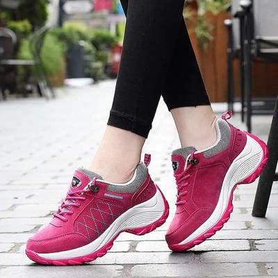 2025 Damskie buty sportowe Casual Sznurowane na grubej podeszwie Damskie buty na koturnie Antypoślizgowe Buty do biegania Kempingowe i turystyczne Męskie
