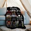 Personalized Custom Name Blanket - Horror movies Print Design,Blanket for Sofa,Bed,Travel,Camping - Soft and Warm, Great Gift