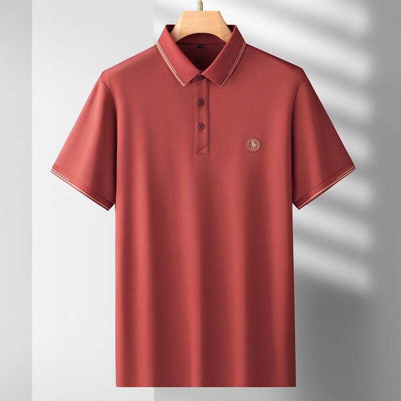

Men s Plus Size Contrast Lapel Short Sleeve Polo Shirt 205/6XL