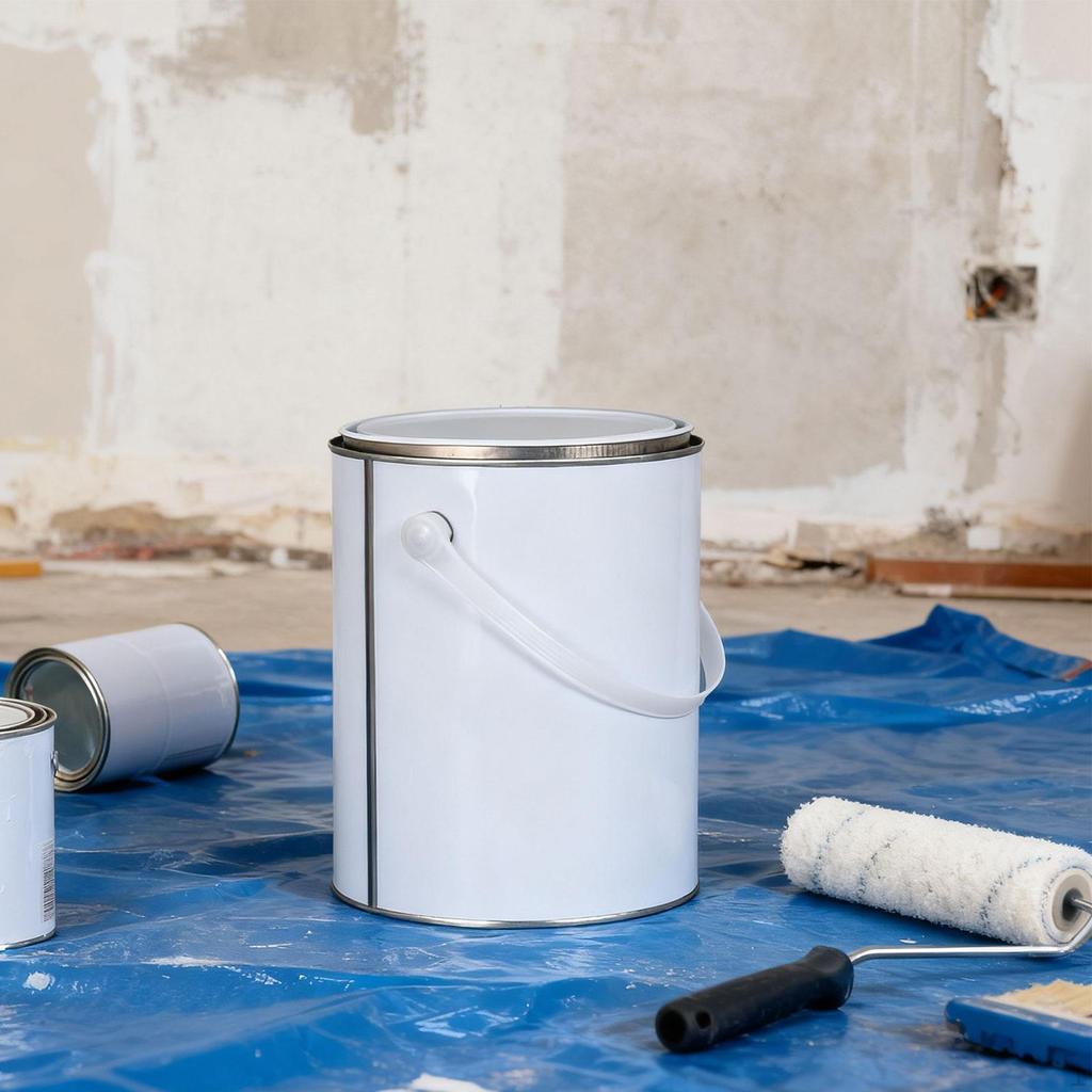 Empty Paint Can Metal Multifunctional Rustproof Iron with Lid Storage Container for Home