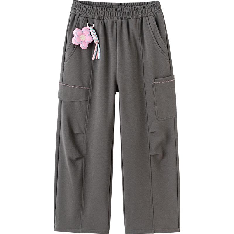 Balabala Girls' Straight-Leg Casual Trousers