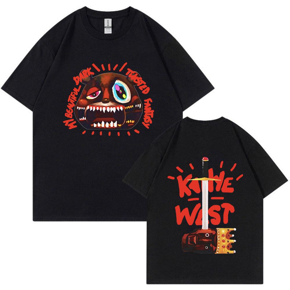 

Rapper Kanye West T Shirt Music Album Graduation Graphic T-shirts Men Fashion Hip Hop Vintage Tee Shirt Oversized Streetwear 4XL