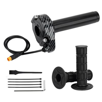 Compatible Electric Throttle Grip Cover for Macfox, HappyRun, Freego, and Heybike (12-72V)