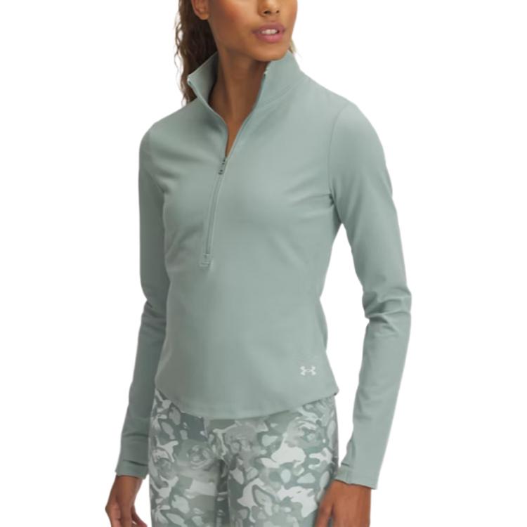 

Under Armour Motion Fashion Versatile Soft Skin-Friendly Long Sleeve Yoga T-Shirt Women Tops 1389789-349 XL