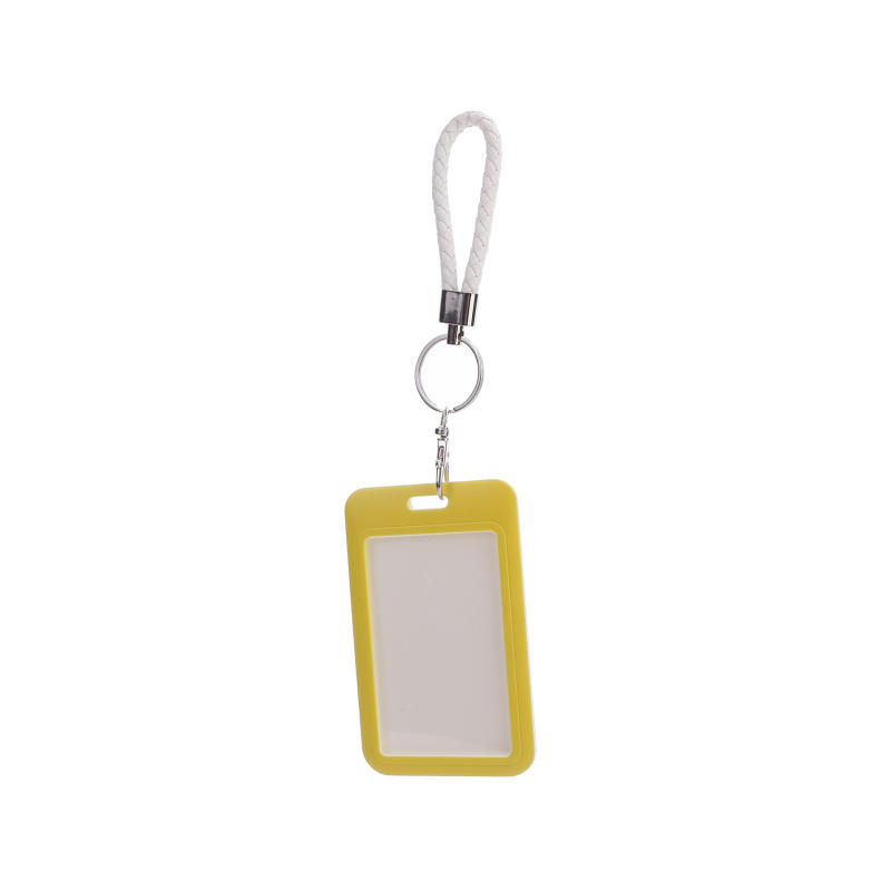 Portable Bus Card Protective Cover Student Campus Card Id Card Holder Protector Pouch with Clear Window