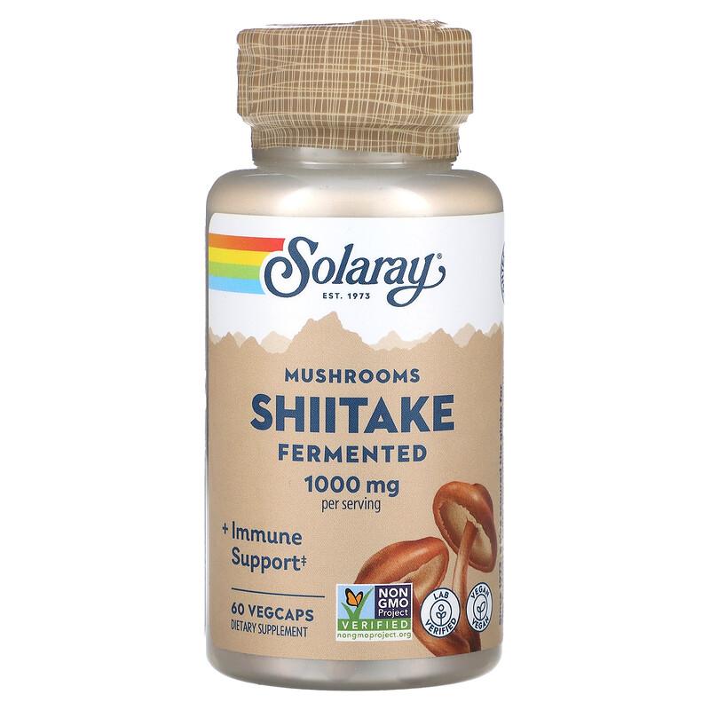 Fermented Shiitake Mushrooms, 60 VegCaps (500 mg per Capsule)