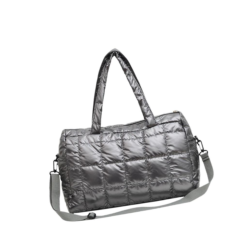Large Capacity Lightweight Crossbody Bag Womens Quilted Shoulder Tote Purse Fashionable Handbag for Daily Use