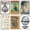 Hair Cutting Retro Plaque, Metal Signs, Barber Shop, Vintage Painting, Wall Posters, Bar, Pub, Shave & Haircut, Home Decor, WY28