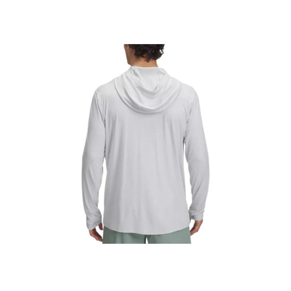 Under Armour Hooded Outdoor Sports Long Sleeve Breathable Windproof Sun Protection Jacket Men jackets Gray 1390052-014