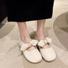 2024new Soft Sole Single Shoes Comfortable Flat Bottom Casual Simple All-match Mary Jane Bowknot Shoes for Women Summertime
