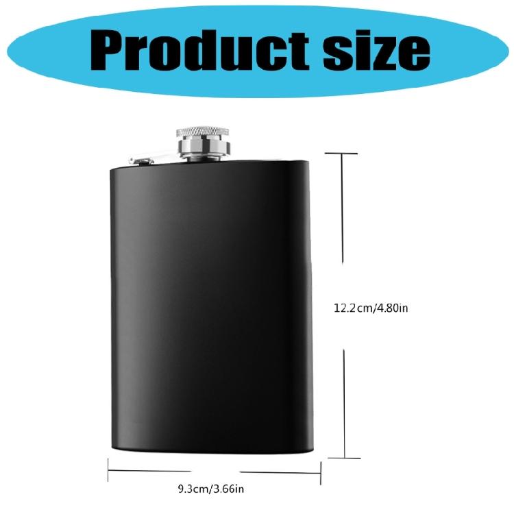 Stainless Steel Alcohols Drinking Flask Rustproof Liquor Container Hip Flask with Funnel For Outdoors Enthusiasts