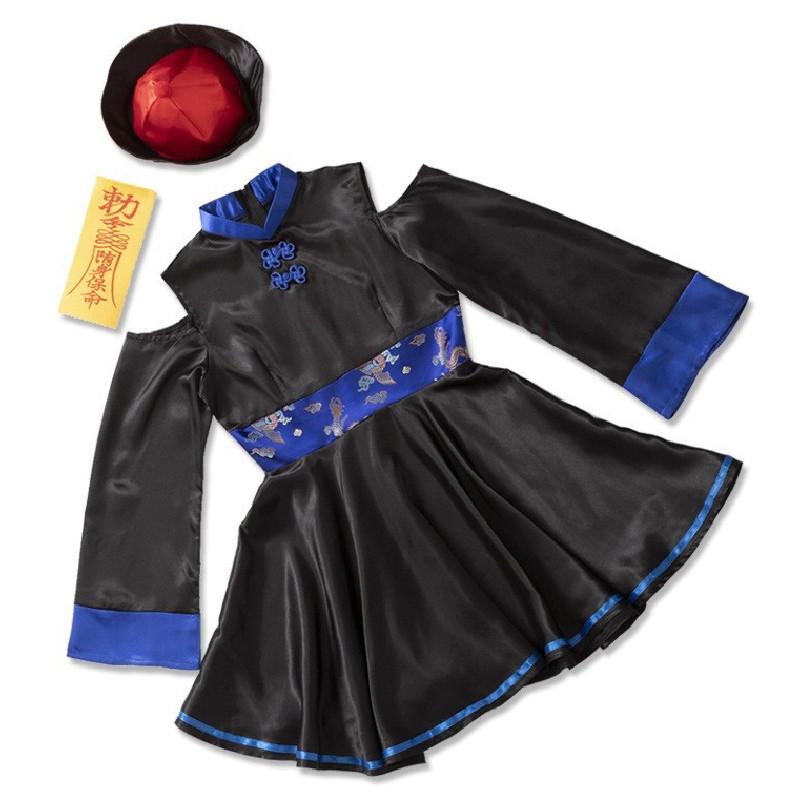 

Cosplay Vampire Costume Dress Stage Performance Halloween Party Fashion Gift Child S