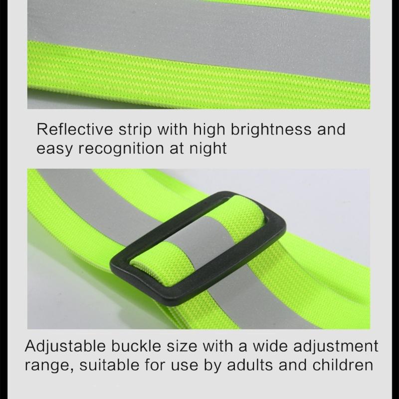 LED Reflective Vest Running Cycling Safety Vest for Outdoor Sports Activities