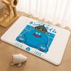 Slime Morimori Dragon Quest Floor Mat Floor Mat Soft Flannel Non-Slip Door  Rug for Living Room