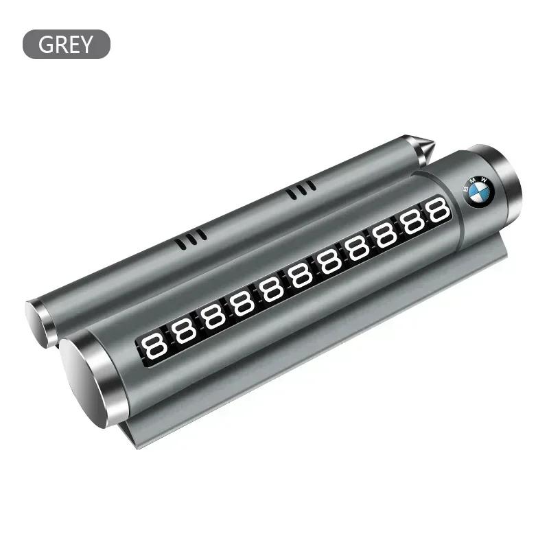 

Metal Car Temporary Parking Card Rotate Phone Number Plate For BMW E46 E85 E60 F10 E39 F30 E36 F20 E87 E90 E70 X3 X5 Accessories