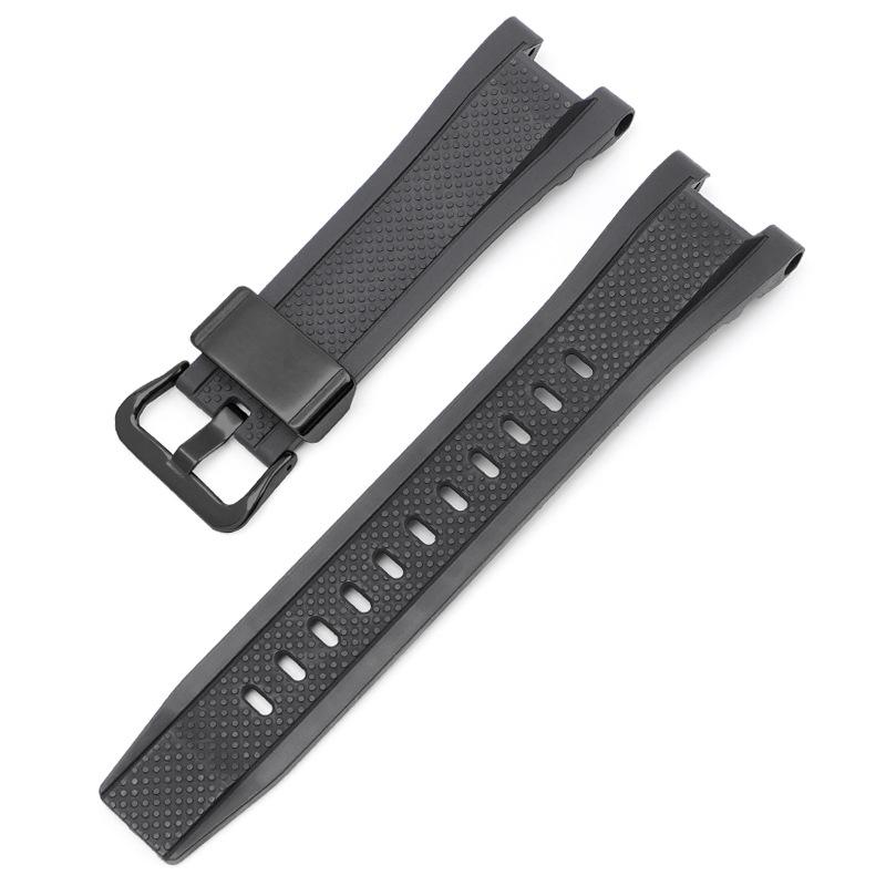 Correa de Resina para Casio G-Shock GST-W300 GST-S300 GST-S210B GST-S110 GST-W110 Hombres Reemplazo Pulsera Brazalete de Goma Camuflada para Reloj