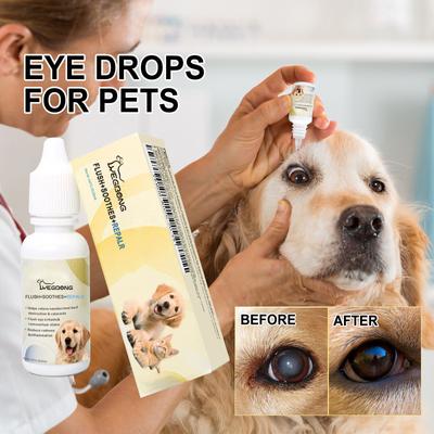 Yegbong Evcil Hayvan Göz Damlaları Köpekler ve Kediler İçin Göz Rahatsızlığını GiderirGözyaşı Lekelerini ve Göz Kirini TemizlerEvcil Hayvan Bakım Ürünleri