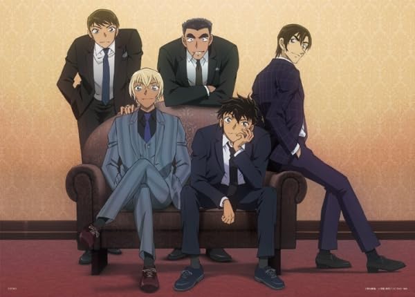 

Epoch Пазл Детектив Конан Группа Полицейской академии x 53 с и билетом для подсчета очков 500 деталей (38 см) клей 07-469s, шпатель,