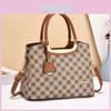 Stylish And Spacious Women's Tote Bag In Coffee And Earthy Yellow For Daily Use