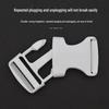 High-Quality White Plastic Snap Buckle for Backpacks and Schoolbags