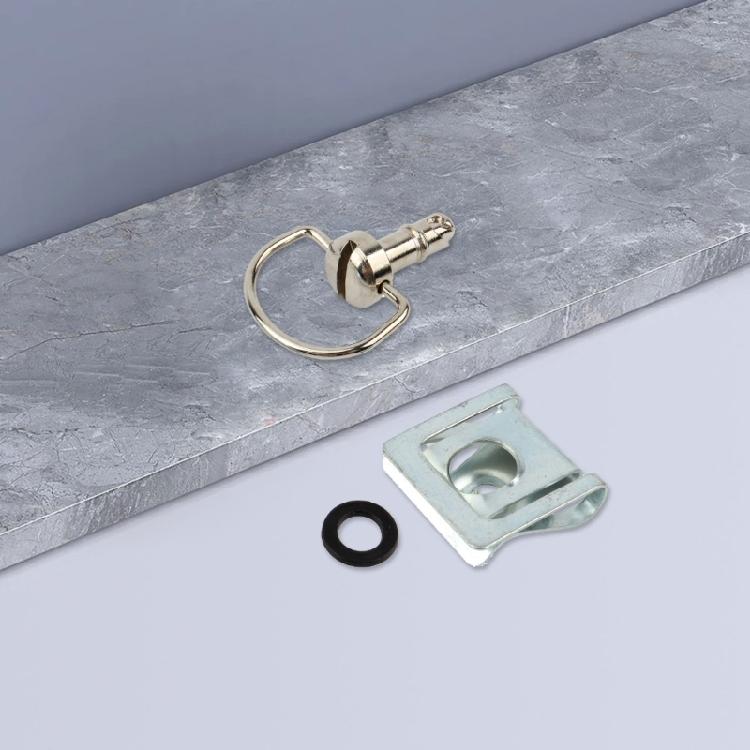 Quick Release Secure Locking 1/4 D Rings Locking Fastener Screws Set Fit for Motorcycle Body Panels No Tool Installation